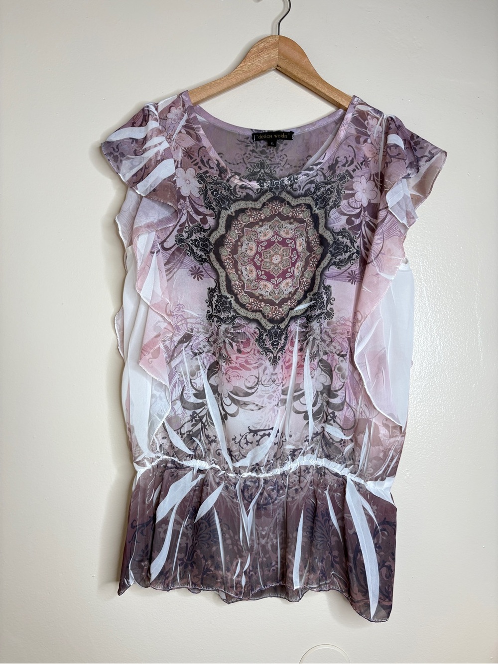 Y2K Fairy Flowy Top